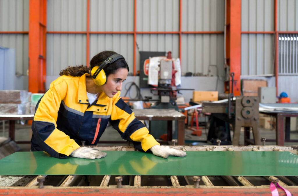 Industrial website design showcasing manufacturing products online